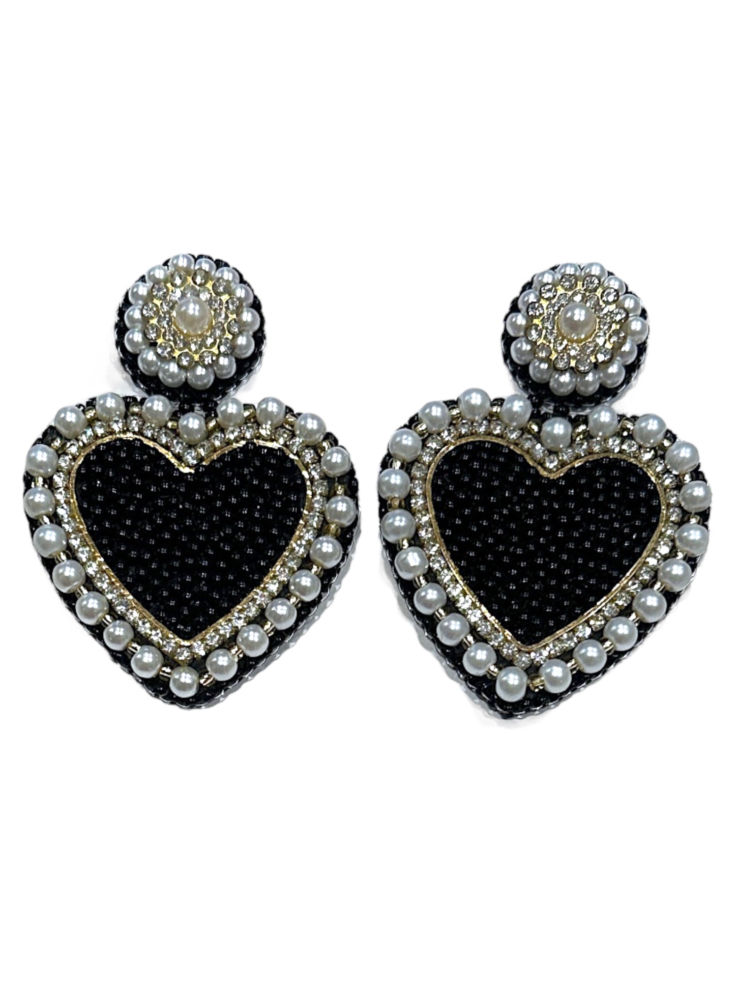 Black Royal Heart Drops