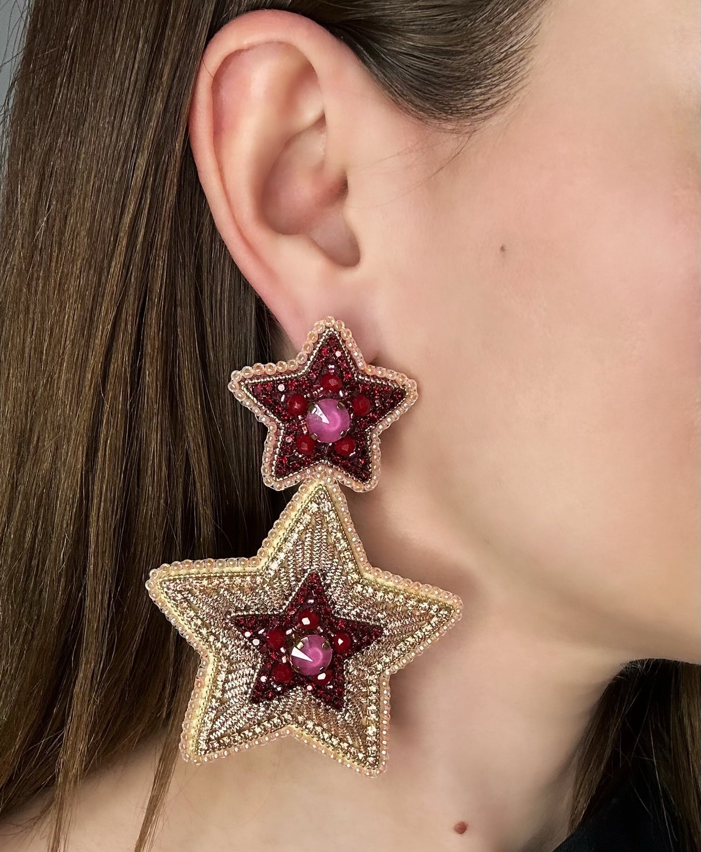 Celestial Star - Wine Red