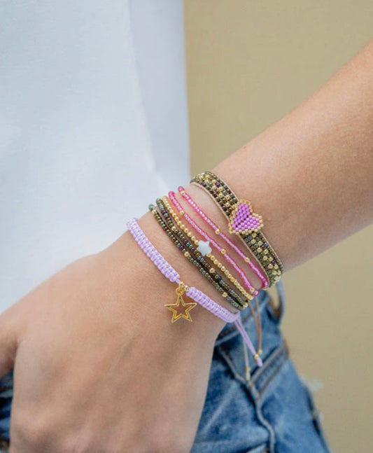 Bronze Amor Bracelet Set